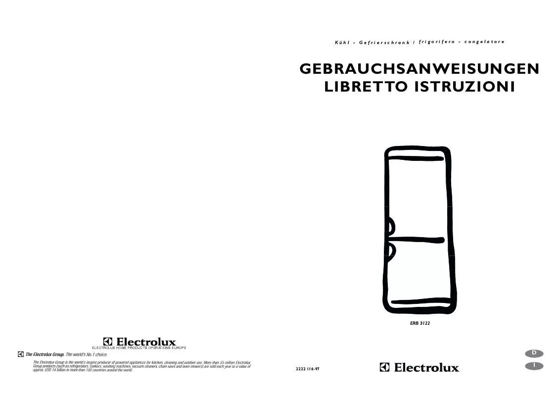 Mode d'emploi AEG-ELECTROLUX ERB3122