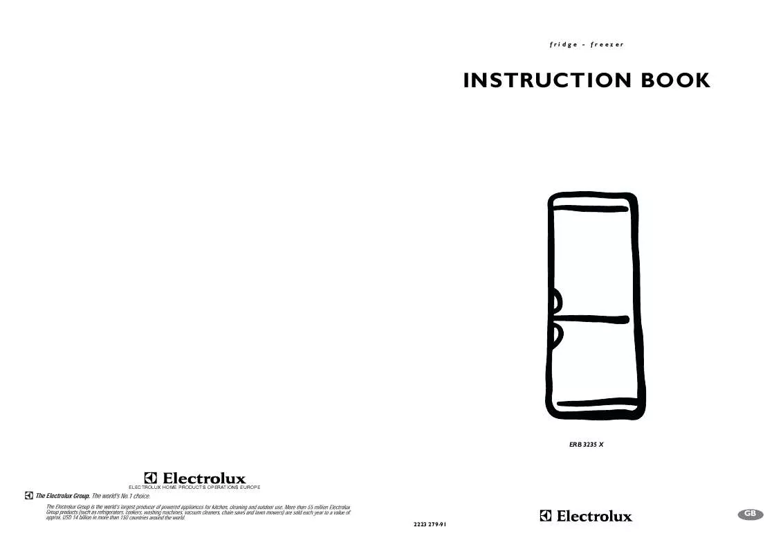 Mode d'emploi AEG-ELECTROLUX ERB3235X