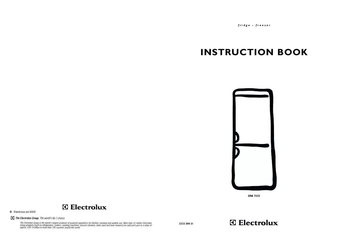 Mode d'emploi AEG-ELECTROLUX ERB7525