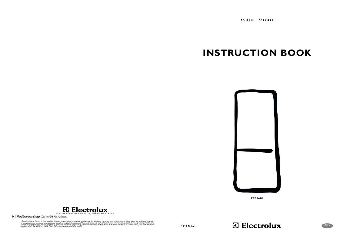 Mode d'emploi AEG-ELECTROLUX ERF2620