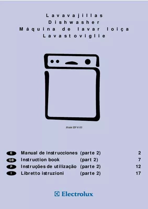 Mode d'emploi AEG-ELECTROLUX ESF6100