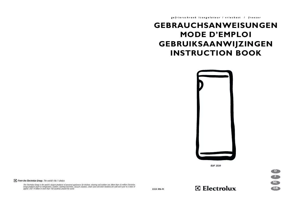 Mode d'emploi AEG-ELECTROLUX EUF2320