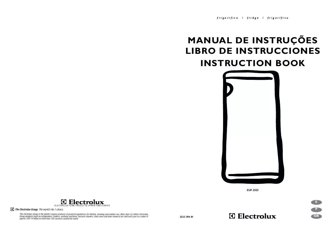 Mode d'emploi AEG-ELECTROLUX EUF2325