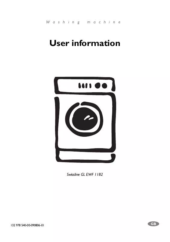 Mode d'emploi AEG-ELECTROLUX EWF1182