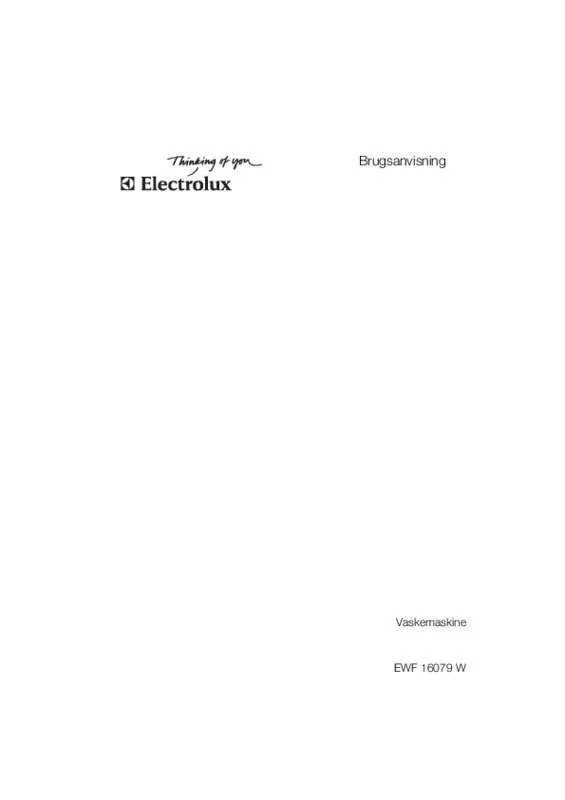 Mode d'emploi AEG-ELECTROLUX EWF16079W