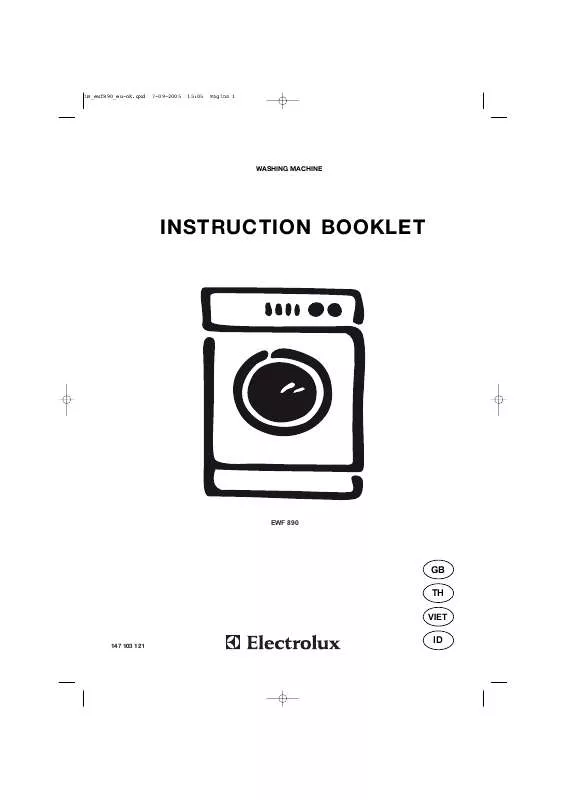 Mode d'emploi AEG-ELECTROLUX EWF890