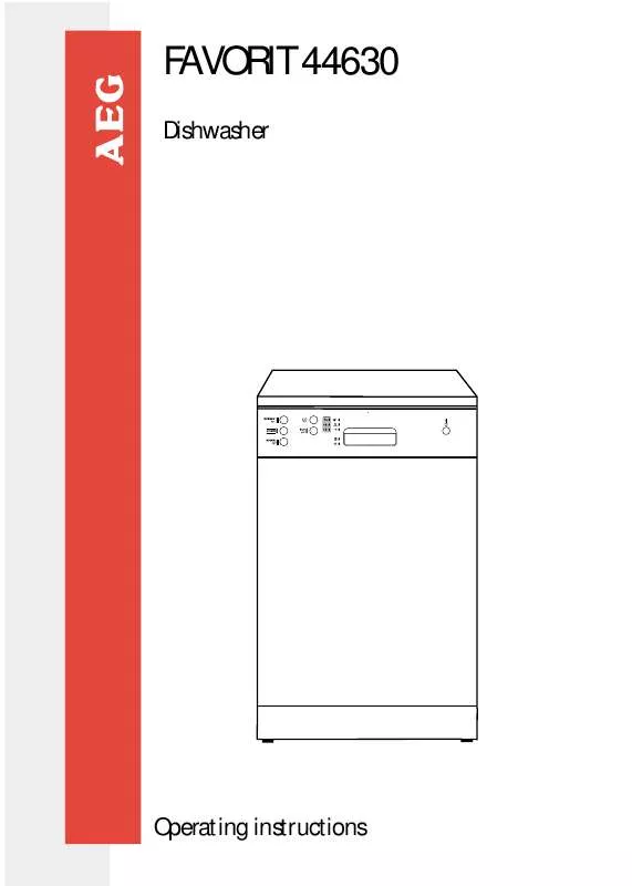 Mode d'emploi AEG-ELECTROLUX F.44630