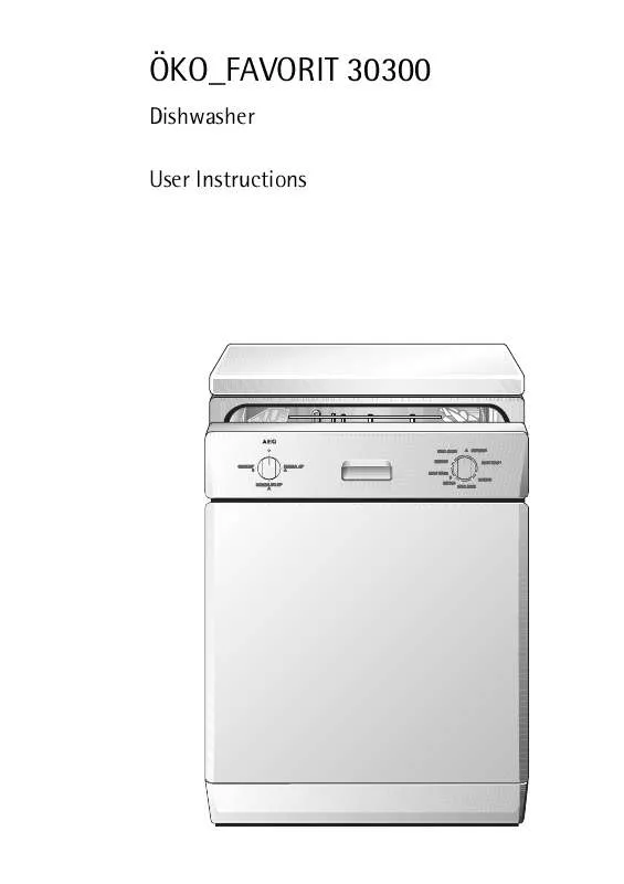 Mode d'emploi AEG-ELECTROLUX F30300-W