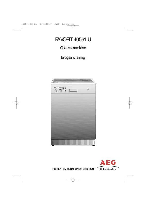 Mode d'emploi AEG-ELECTROLUX F40561U