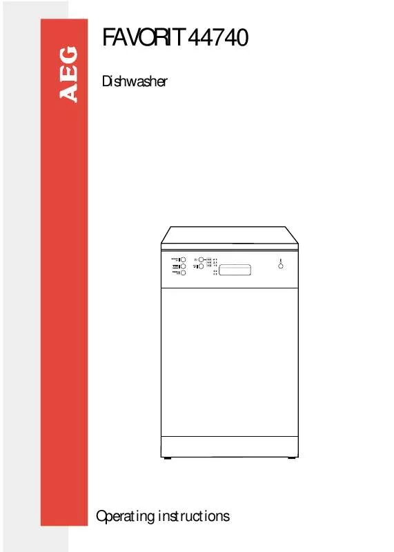 Mode d'emploi AEG-ELECTROLUX F44740