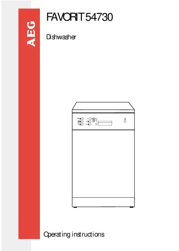 Mode d'emploi AEG-ELECTROLUX F54730