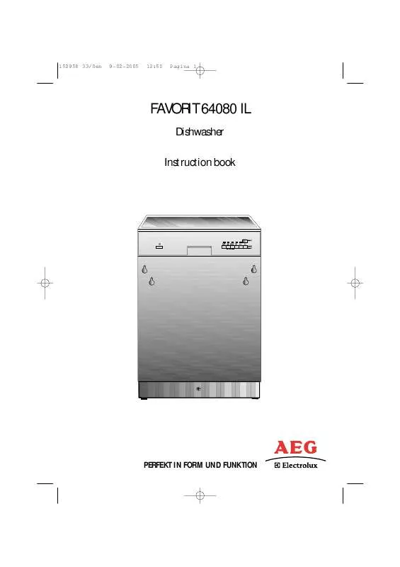 Mode d'emploi AEG-ELECTROLUX F64080IL-M