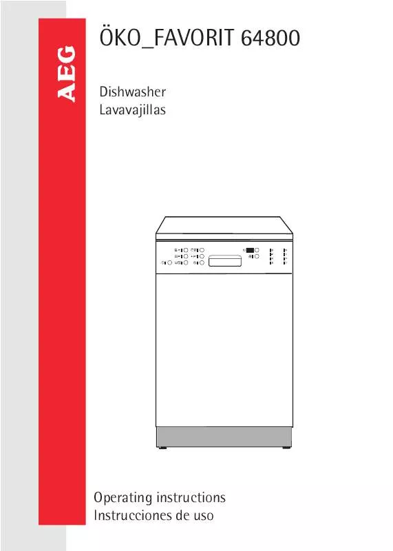 Mode d'emploi AEG-ELECTROLUX F64800W