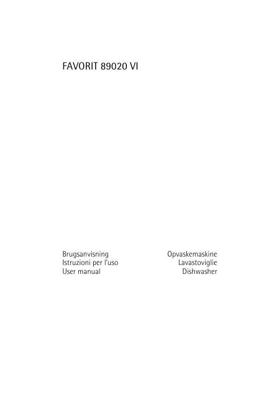 Mode d'emploi AEG-ELECTROLUX F89020VI