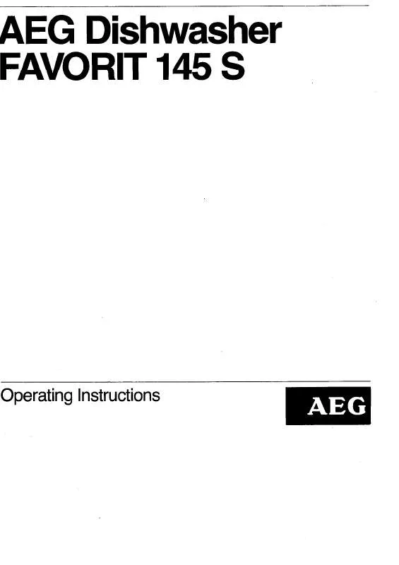 Mode d'emploi AEG-ELECTROLUX FAV145 S SGA