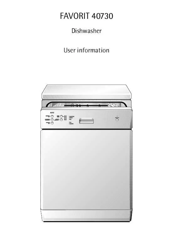 Mode d'emploi AEG-ELECTROLUX FAV40730W