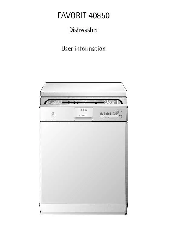 Mode d'emploi AEG-ELECTROLUX FAV40850M