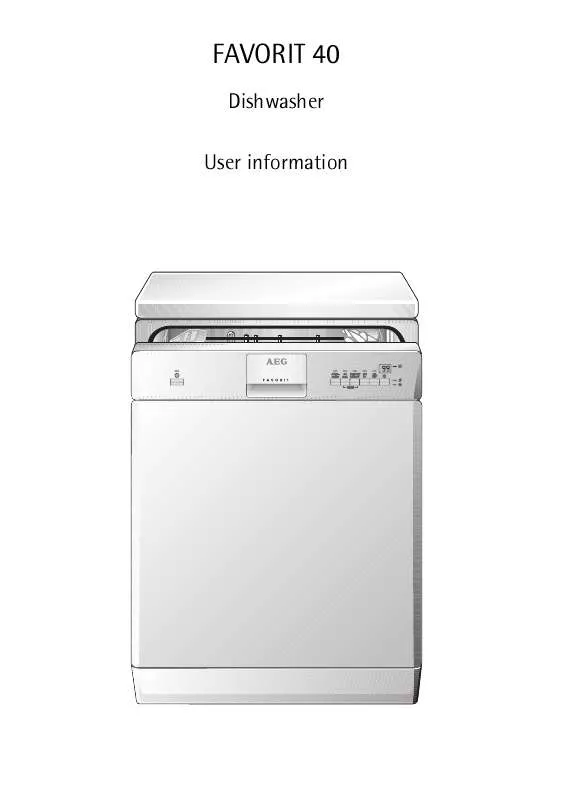 Mode d'emploi AEG-ELECTROLUX FAV40W