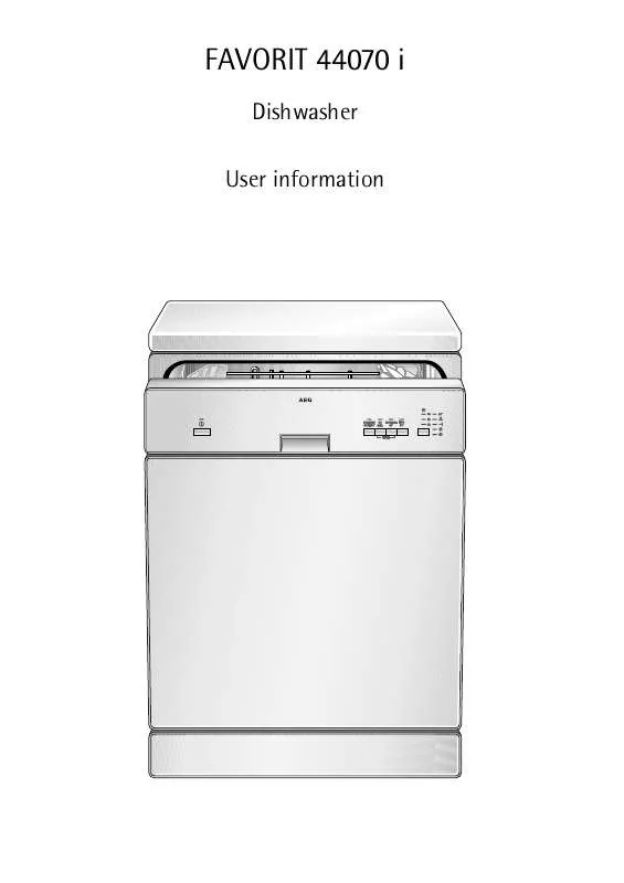 Mode d'emploi AEG-ELECTROLUX FAV44070I-D