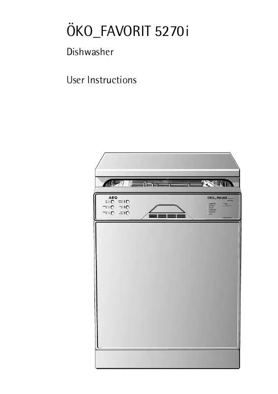 Mode d'emploi AEG-ELECTROLUX FAV5270IP