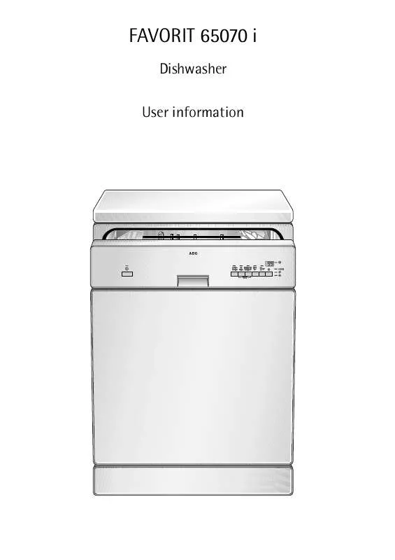 Mode d'emploi AEG-ELECTROLUX FAV65070IA