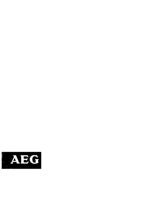 Mode d'emploi AEG-ELECTROLUX FAVORIT R 3PROG