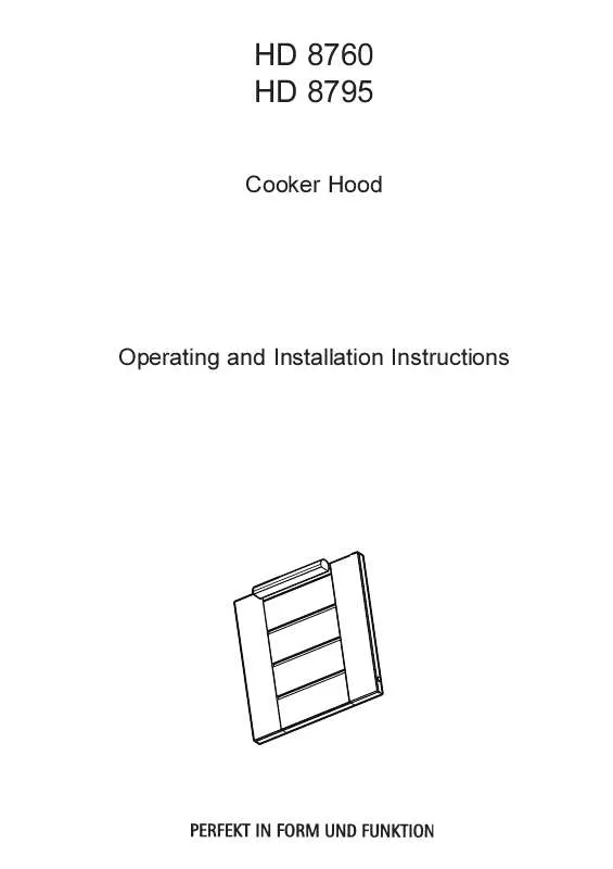 Mode d'emploi AEG-ELECTROLUX HD8760-M/GB