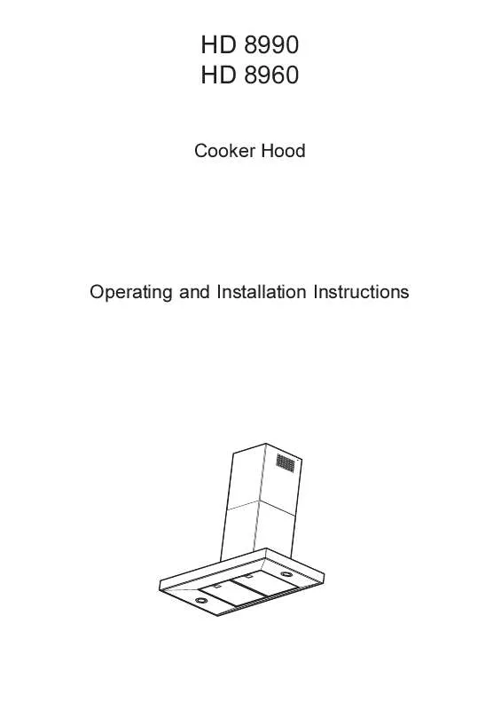 Mode d'emploi AEG-ELECTROLUX HD8960AD