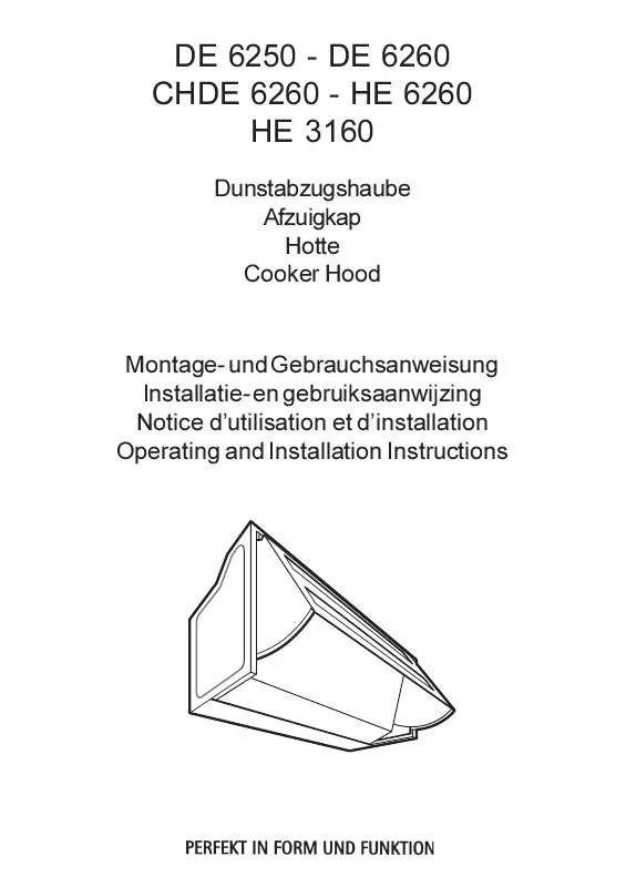 Mode d'emploi AEG-ELECTROLUX HE3160-M/GB