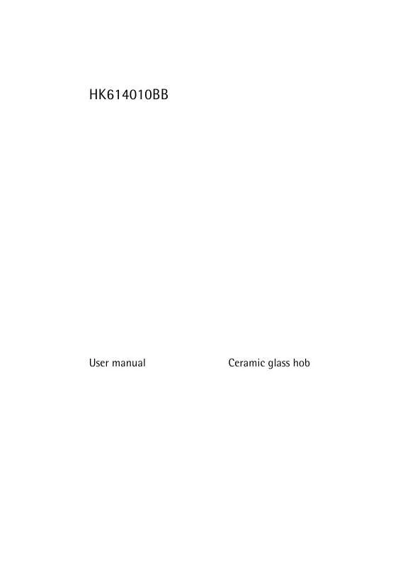 Mode d'emploi AEG-ELECTROLUX HK614010BB