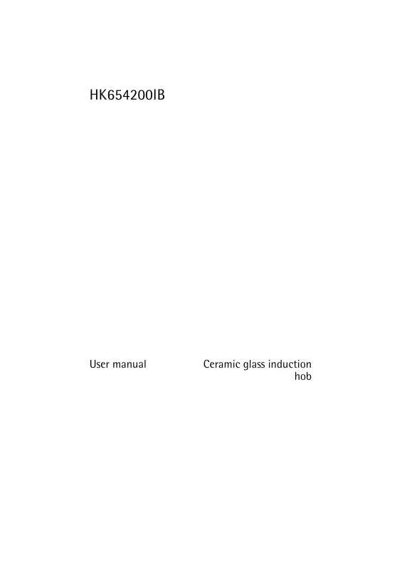 Mode d'emploi AEG-ELECTROLUX HK654200IB