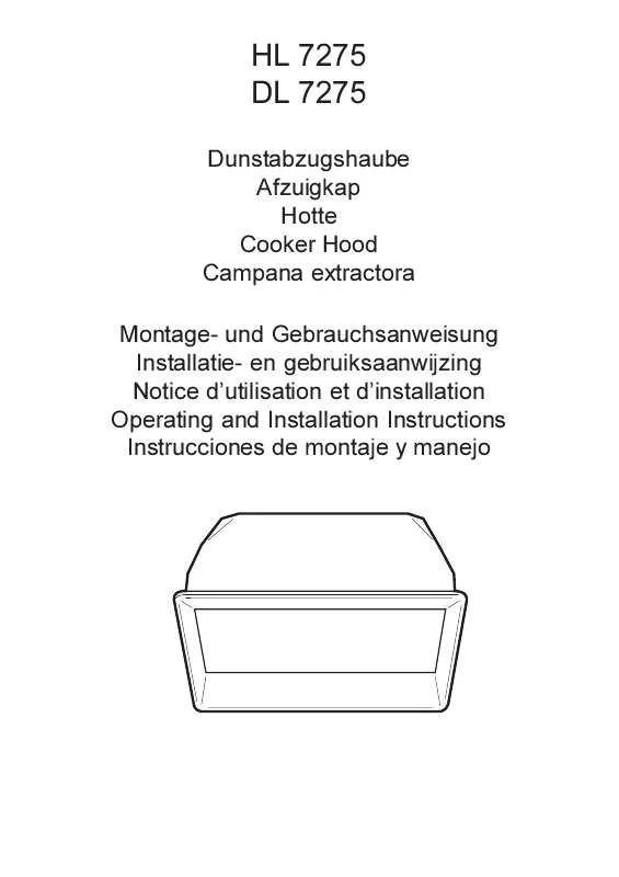 Mode d'emploi AEG-ELECTROLUX HL7275-M