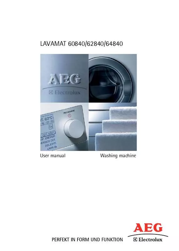 Mode d'emploi AEG-ELECTROLUX L 60840