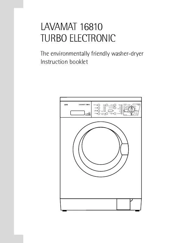 Mode d'emploi AEG-ELECTROLUX L16810