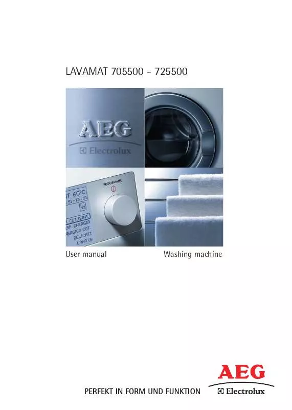 Mode d'emploi AEG-ELECTROLUX L705500