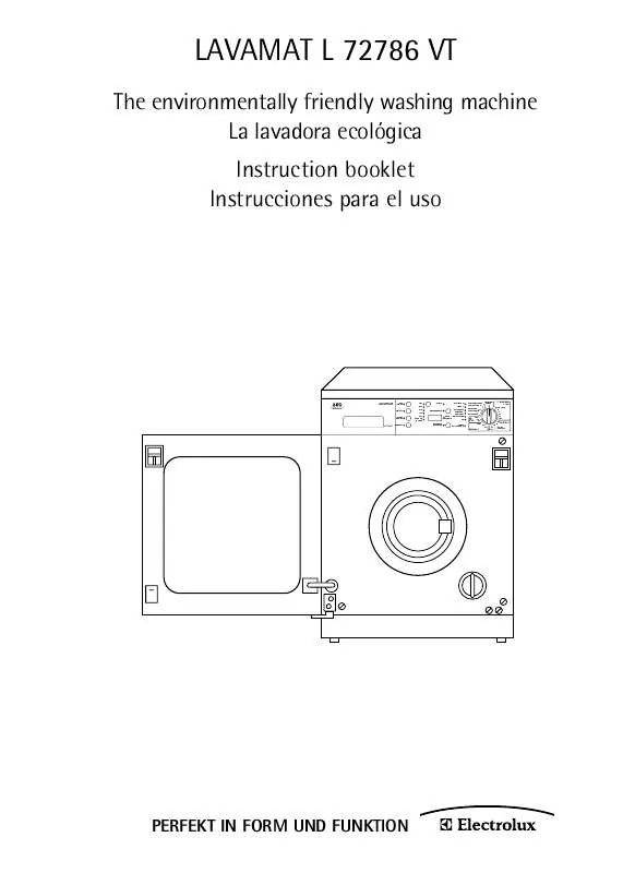 Mode d'emploi AEG-ELECTROLUX L72786VT