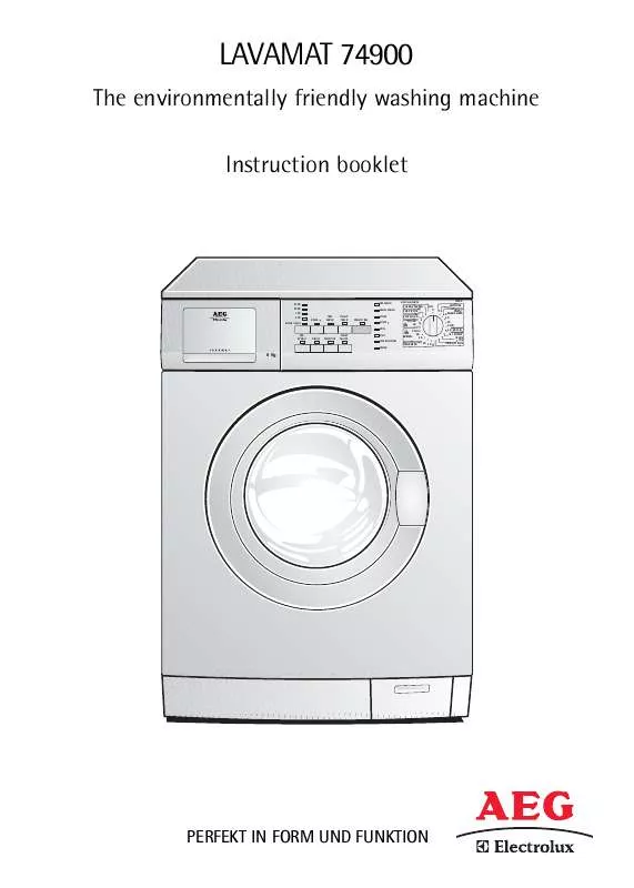 Mode d'emploi AEG-ELECTROLUX L74900