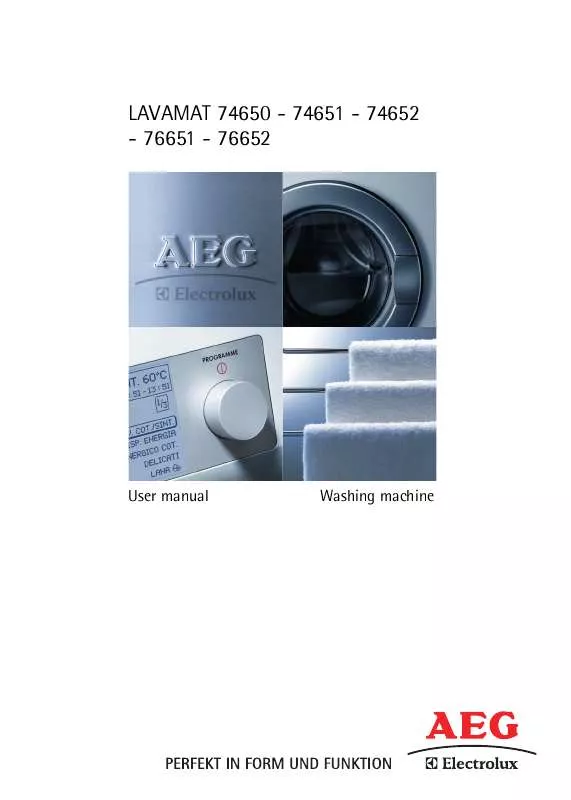 Mode d'emploi AEG-ELECTROLUX L76651