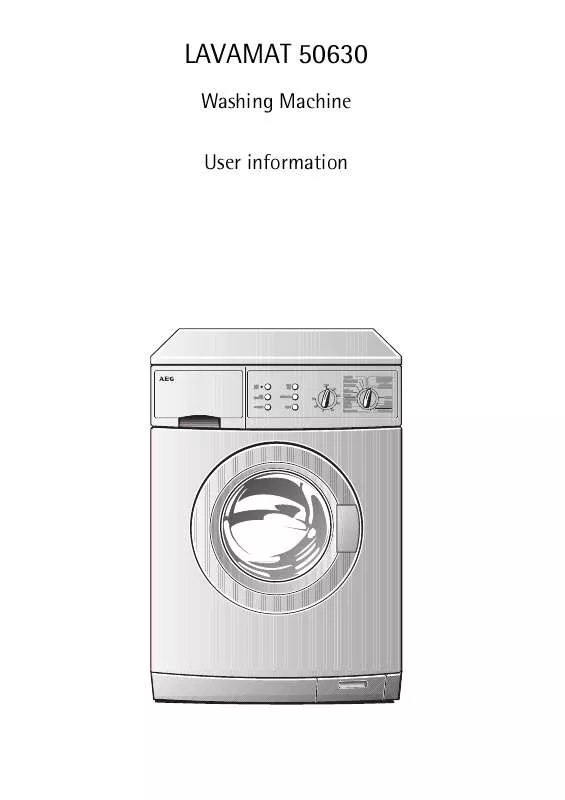 Mode d'emploi AEG-ELECTROLUX LAV50430-W