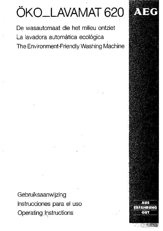 Mode d'emploi AEG-ELECTROLUX LAV620