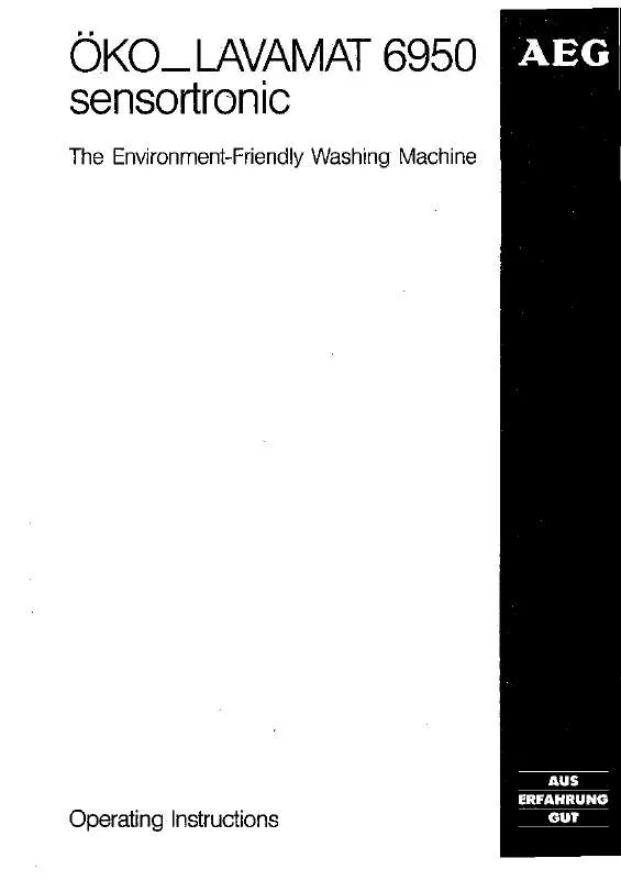 Mode d'emploi AEG-ELECTROLUX LAV6950 SENS