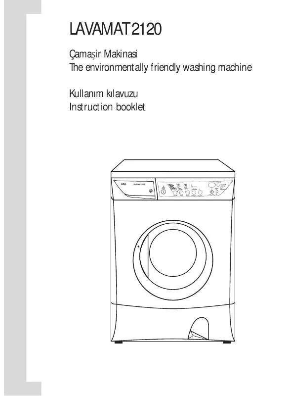 Mode d'emploi AEG-ELECTROLUX LAVAMAT2120