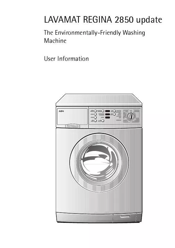 Mode d'emploi AEG-ELECTROLUX LAVR2650