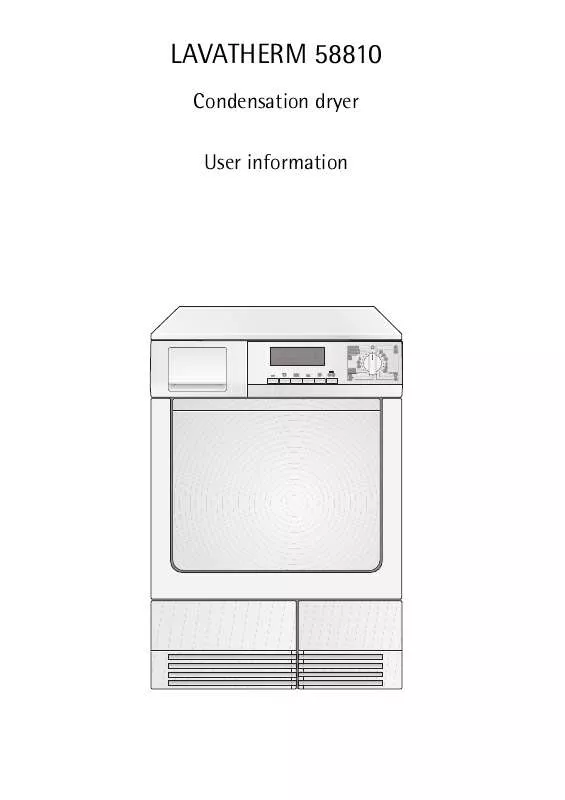 Mode d'emploi AEG-ELECTROLUX LTH58810