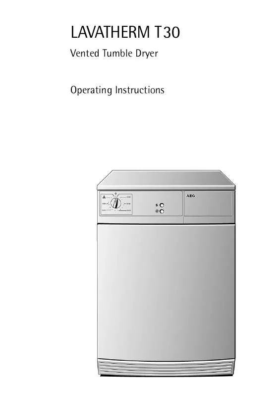 Mode d'emploi AEG-ELECTROLUX LTHT30UE