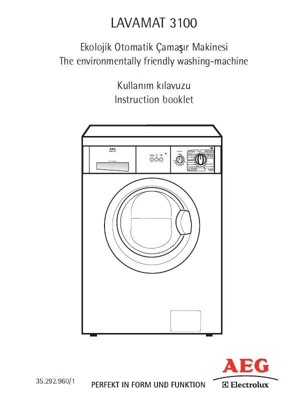 Mode d'emploi AEG-ELECTROLUX LVMT3100