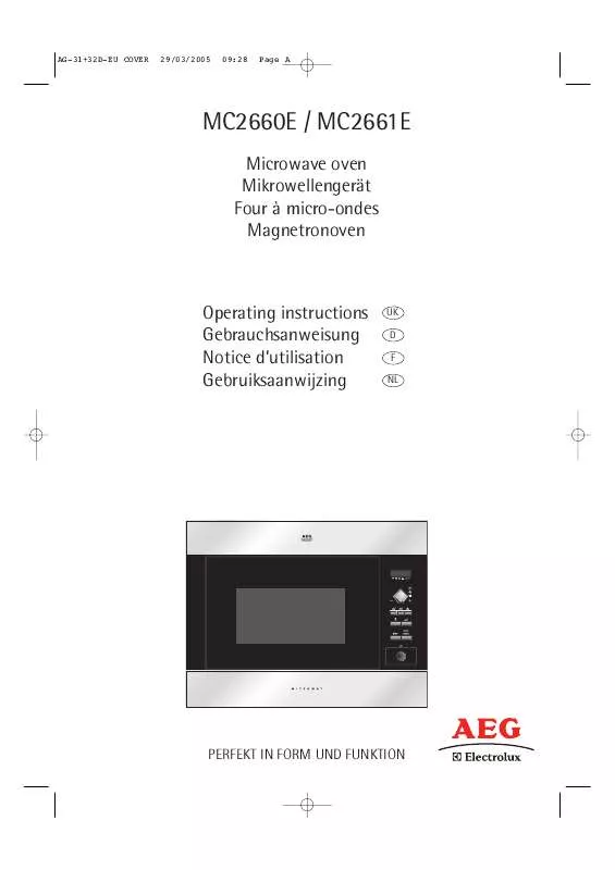 Mode d'emploi AEG-ELECTROLUX MC2660EA