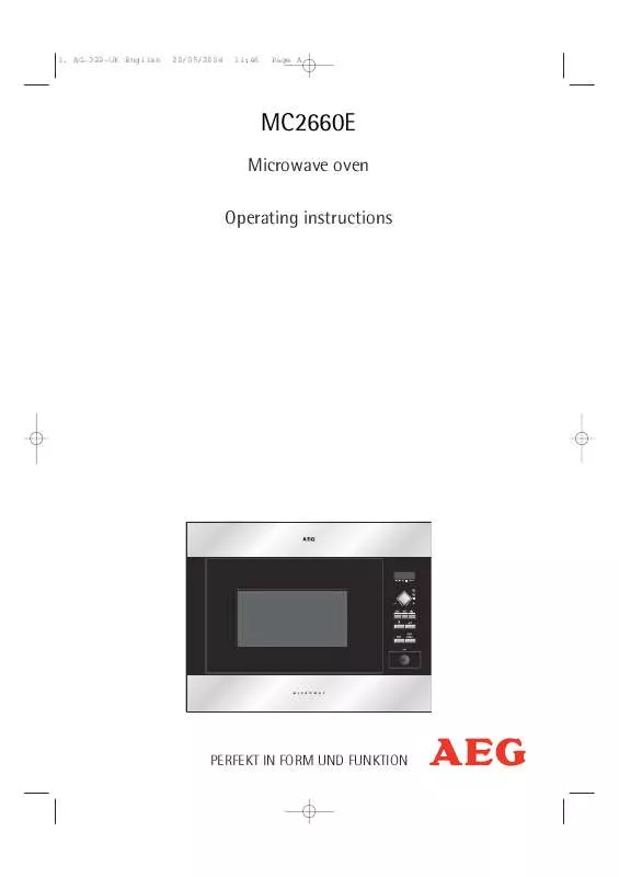 Mode d'emploi AEG-ELECTROLUX MC2660ED