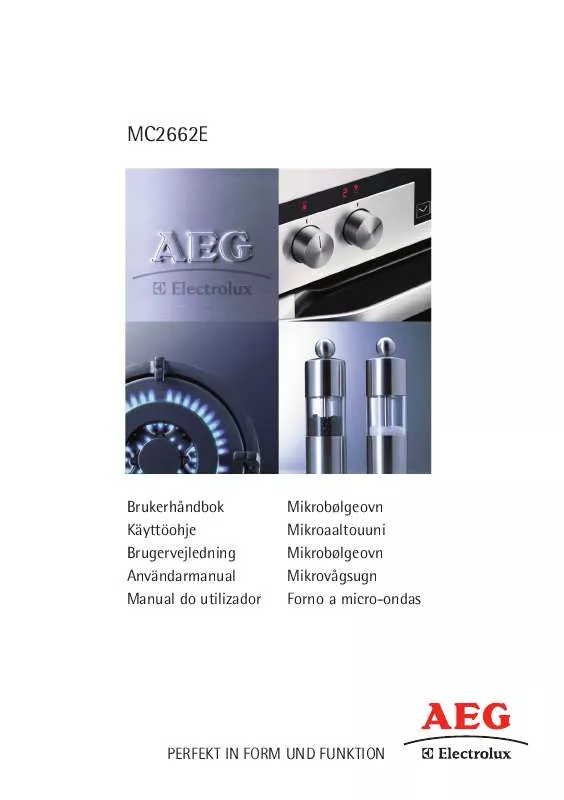 Mode d'emploi AEG-ELECTROLUX MC2662E-A