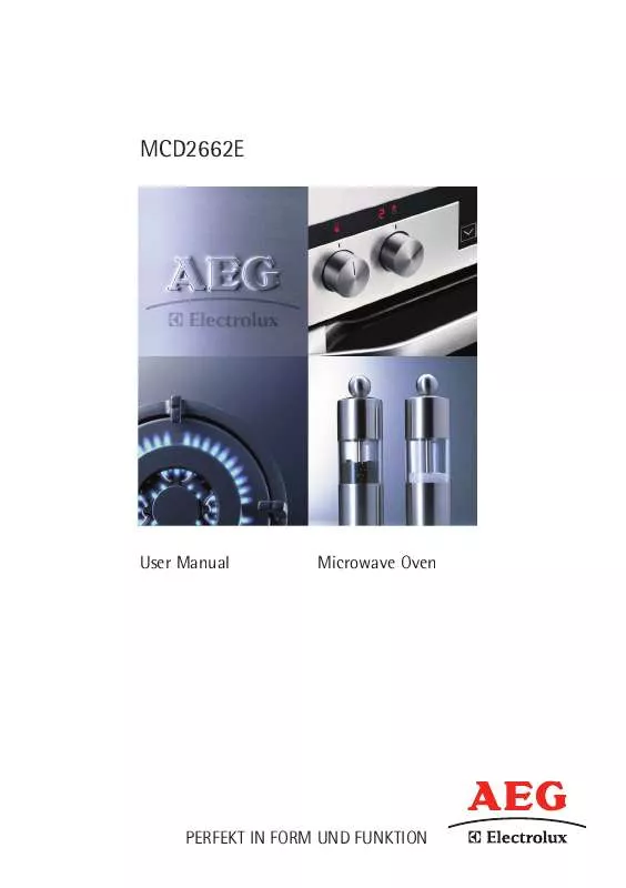 Mode d'emploi AEG-ELECTROLUX MCC2662EM